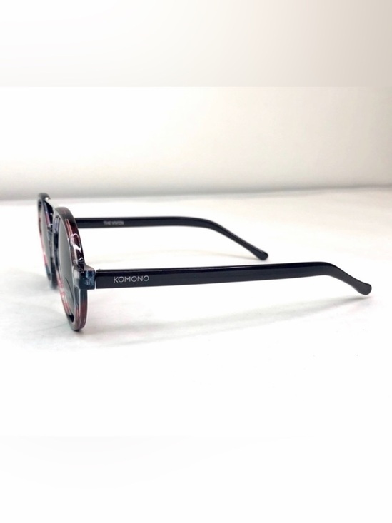 NEW KOMONO sunglasses Floral Round Black Purple Pink main image 2